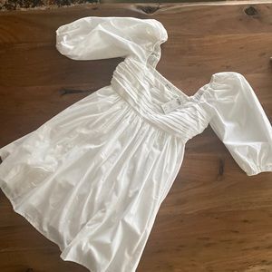 Abercrombie Emerson Runched Puff Sleeve Mini